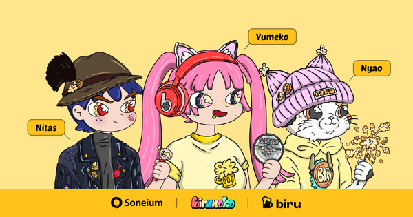 Biru、PFPコレクション「Birunoko」を発表 – Soneiumとの連携で日本展開をさらに強化